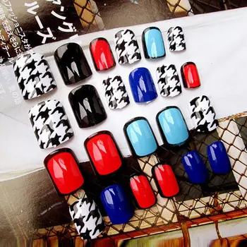24Pcs Women Fake Nails Beauty Nail Art Sticker Tips False Nails DIY Manicure Kit Finished Nails Tools Easy To Use
24Pcs Women Fake Nails Beauty Nail Art Sticker Tips False Nails DIY Manicure Kit Finished Nails Tools Easy To Use