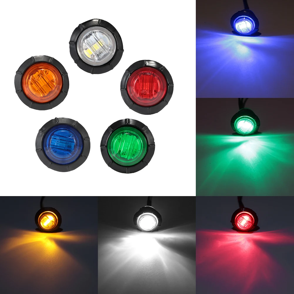 2pcs 3 LED Car External Lights DC 12V Auto Car Bus Truck Lorry Side Marker Indicator Trailer Light Rear Side Lamp D45
2pcs 3 LED Car External Lights DC 12V Auto Car Bus Truck Lorry Side Marker Indicator Trailer Light Rear Side Lamp D45