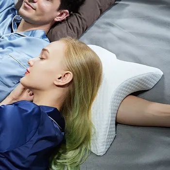 U-Shaped Curved Memory Foam Sleeping Neck Cervical Pillow with Hollow Design Arm Rest Hand Pillow for Couple Side Sleepers
U-Shaped Curved Memory Foam Sleeping Neck Cervical Pillow with Hollow Design Arm Rest Hand Pillow for Couple Side Sleepers