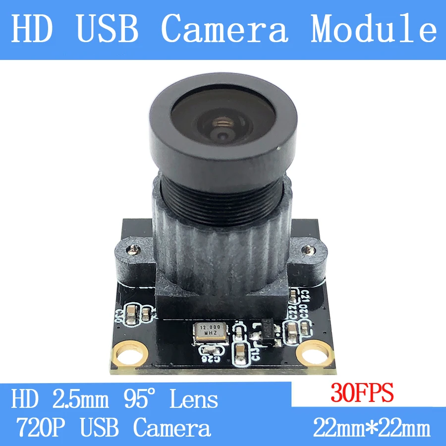 

PU`Aimetis 22mm*22mm HD Mini Surveillance cameras 720P HD H:95° Wide Viewing angle UVC MJPEG 30FPS USB2.0 CCTV Camera Module