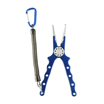 Booms Fishing X02 Aluminum Alloy Fishing Pliers Split Ring Cutters Hooks Remover Tool with Retractable Lanyard and Sheath Tackle
Booms Fishing X02 Aluminum Alloy Fishing Pliers Split Ring Cutters Hooks Remover Tool with Retractable Lanyard and Sheath Tackle