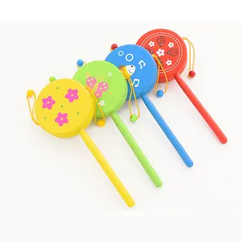 1pc Chinese Traditional Wooden Rattle Drum Spin Toys For Baby Kids Cartoon Smile Musical Hand Bell Baby Musical Instrument Toy
1pc Chinese Traditional Wooden Rattle Drum Spin Toys For Baby Kids Cartoon Smile Musical Hand Bell Baby Musical Instrument Toy