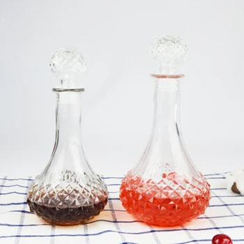 500ml/800ml wine Decanter clear glass bottle GLA-141 
500ml/800ml wine Decanter clear glass bottle GLA-141