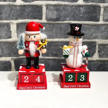 Cartoon Christmas Countdown Calendar Desktop Ornament Christmas Decoration Wooden Countdown Calendar Snowman Shape Cute
Cartoon Christmas Countdown Calendar Desktop Ornament Christmas Decoration Wooden Countdown Calendar Snowman Shape Cute