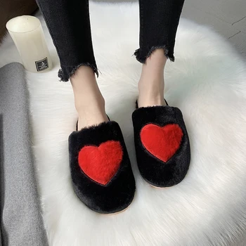 Cover Toe Fur Shoes Flock Home Slippers Women's Pantofle Slides Fashion Low Plush Massage Flat 2020 Luxury Soft Rome Rubber 
Cover Toe Fur Shoes Flock Home Slippers Women's Pantofle Slides Fashion Low Plush Massage Flat 2020 Luxury Soft Rome Rubber