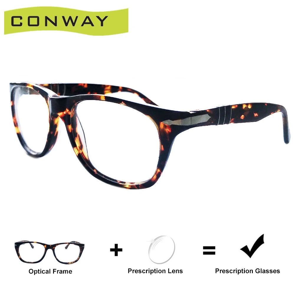 Conway Ultra Flexible Customized Prescription Glasses for Myopia Astigmia Hyperopia Unbreakable Acetate Optical Glasse Havana
Conway Ultra Flexible Customized Prescription Glasses for Myopia Astigmia Hyperopia Unbreakable Acetate Optical Glasse Havana