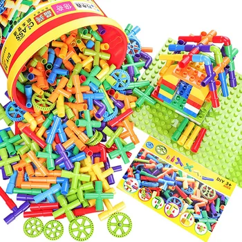 38-306 Construction Water Pipe Building Blocks Toys for Baby Plastic DIY Assembling Pipeline Tunnel Blocks Toys for Children
38-306 Construction Water Pipe Building Blocks Toys for Baby Plastic DIY Assembling Pipeline Tunnel Blocks Toys for Children