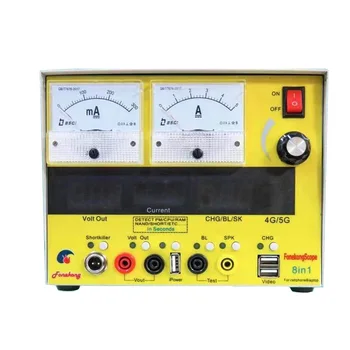 FoneKong Scope 8 in 1 Regulated Power Meter for Checking Phone Laptops Precision Current Meter Detect Back light Faults
FoneKong Scope 8 in 1 Regulated Power Meter for Checking Phone Laptops Precision Current Meter Detect Back light Faults
