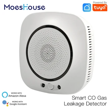WiFi Smart CO Gas Sensor Carbon Monoxide Leakage Fire Security Detector Smart Life Tuya App Control Home Security System
WiFi Smart CO Gas Sensor Carbon Monoxide Leakage Fire Security Detector Smart Life Tuya App Control Home Security System