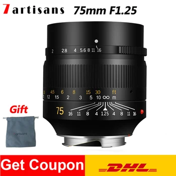 Camera Lens 7artisans 75mm F1.25 Portrait Lente Fixed Fucus Lens M-mount for Leica Lens M-M M240 M3 M5 M6 M7 M8 M9 M9P M10 
Camera Lens 7artisans 75mm F1.25 Portrait Lente Fixed Fucus Lens M-mount for Leica Lens M-M M240 M3 M5 M6 M7 M8 M9 M9P M10