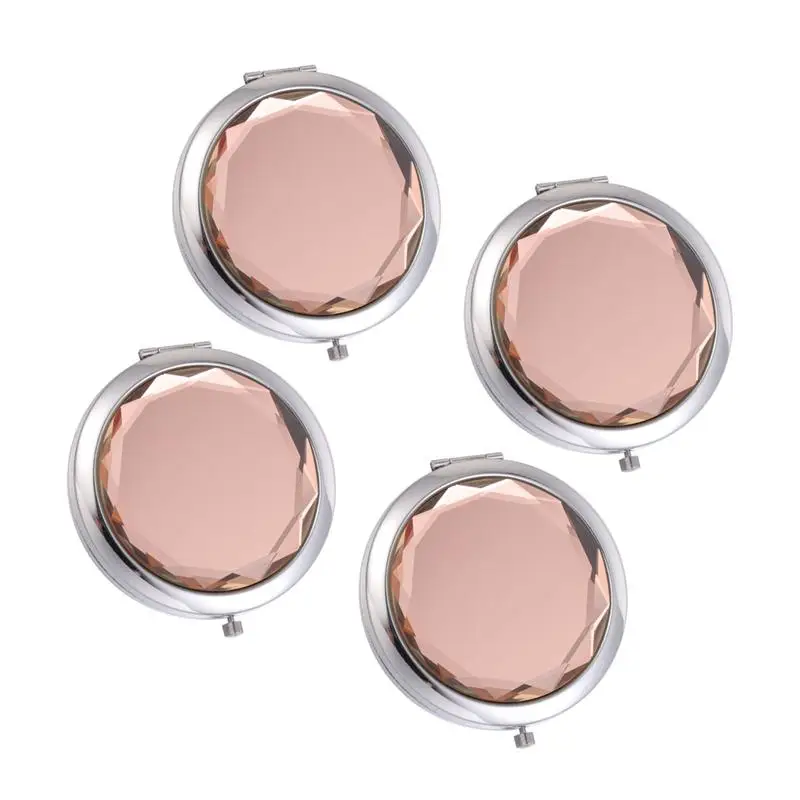 4Pcs Round Makeup Mirror Double Sides Folding Make Up Compact Mirrors Metal Crystal Portable Mirror For Women Girls Cosmetic
4Pcs Round Makeup Mirror Double Sides Folding Make Up Compact Mirrors Metal Crystal Portable Mirror For Women Girls Cosmetic
