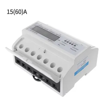 3 Phase 4 Wire Electric LCD Display Digital Energy Meter Calibrated For DIN Rail Power Meters 50/60HZ 19QB 
3 Phase 4 Wire Electric LCD Display Digital Energy Meter Calibrated For DIN Rail Power Meters 50/60HZ 19QB