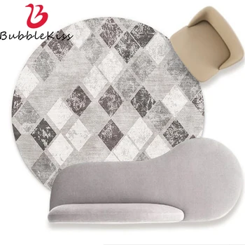 Bubble Kiss Modern 100% Polyester Round Carpet Retro Distressed Rhombus Geometric Rugs for Modern Living Room Floor Mat
Bubble Kiss Modern 100% Polyester Round Carpet Retro Distressed Rhombus Geometric Rugs for Modern Living Room Floor Mat
