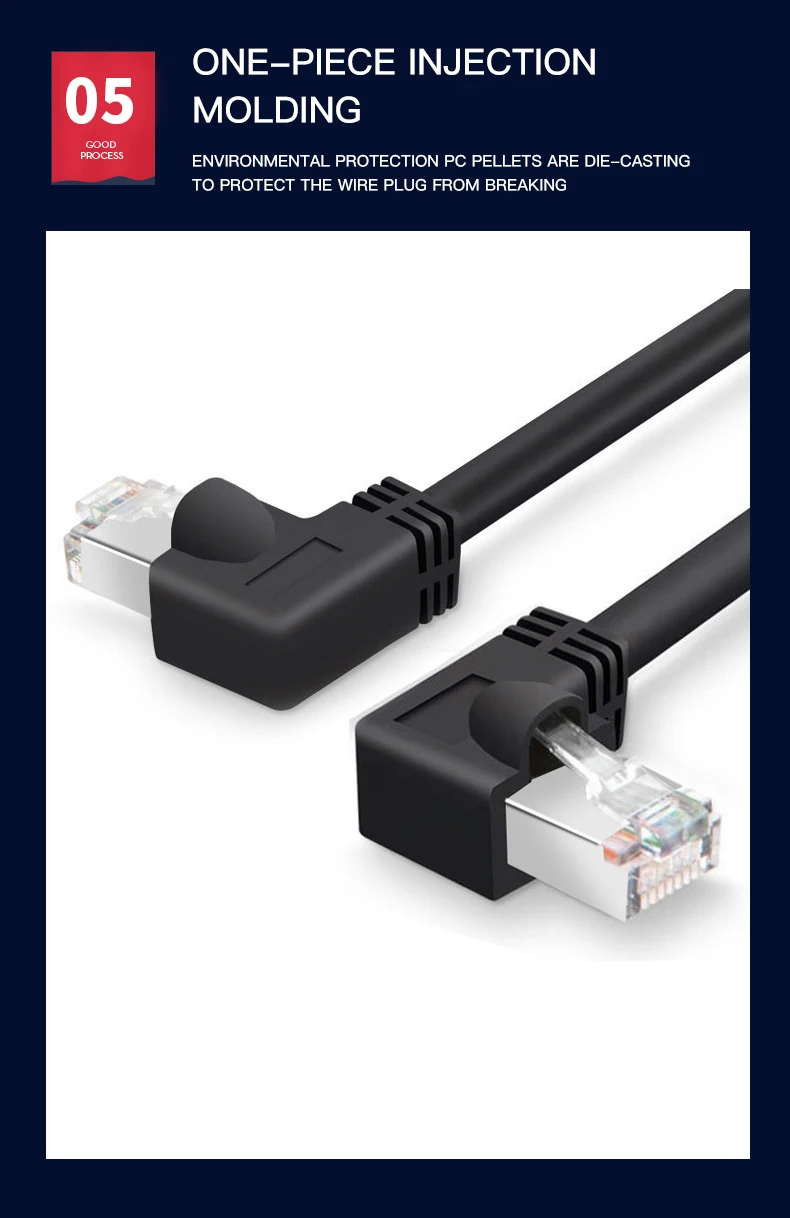 Shop Generic Cat6 Cable RJ45 Right Angle UTP Network Cable