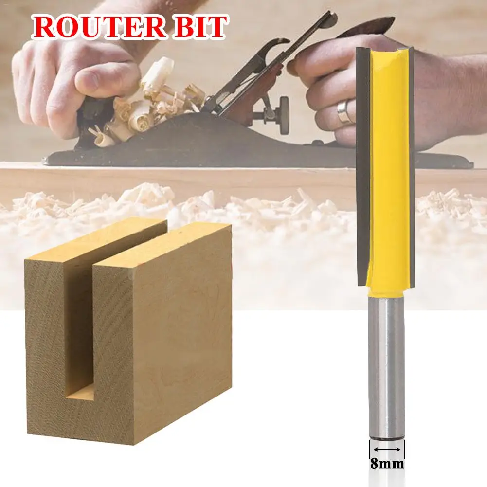 1 Pc 8mm Shank Extra Long Blade Cutting Straight Router Bit Woodworking Tenon Cutter For Woodworking Carpentry Trimming Tool
1 Pc 8mm Shank Extra Long Blade Cutting Straight Router Bit Woodworking Tenon Cutter For Woodworking Carpentry Trimming Tool