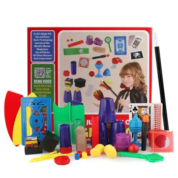 Children's Magic Props Magic Props Set Gift Box Close-Up Stage Children's New Strange Interaction Educational Learning Toys 
Children's Magic Props Magic Props Set Gift Box Close-Up Stage Children's New Strange Interaction Educational Learning Toys