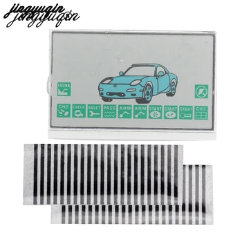 jingyuqin 5p Keychain A91 LCD display + zebra paper for 2-way Starline A91 lcd remote control key Fob with flexible cable
