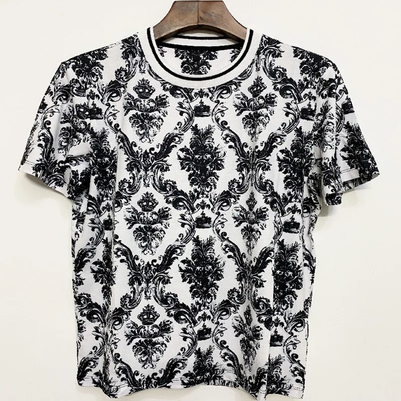 New arrival Women/Men's retro print T-shirts High Quality Men's cotton Tee Tops C572
New arrival Women/Men's retro print T-shirts High Quality Men's cotton Tee Tops C572