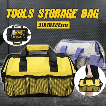Multifunction Repair Tool Bag Canvas Fabric Electrician Storage Case Bag Large Capacity Double Oxford Colth Storage Bag Tool Kit
Multifunction Repair Tool Bag Canvas Fabric Electrician Storage Case Bag Large Capacity Double Oxford Colth Storage Bag Tool Kit