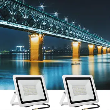 LED Flood Light 50W/ 100W Outdoor Security Floodlight for Garden Yard Garage Shop SMD2835 Night Lighting AC 220V 6500K IP65
LED Flood Light 50W/ 100W Outdoor Security Floodlight for Garden Yard Garage Shop SMD2835 Night Lighting AC 220V 6500K IP65