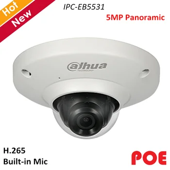 English Dahua 5MP Panoramic IP Camera Fisheye camera IPC-EB5531 with Poe Waterproof H.265 Support sd card 128G Built in MiC
English Dahua 5MP Panoramic IP Camera Fisheye camera IPC-EB5531 with Poe Waterproof H.265 Support sd card 128G Built in MiC