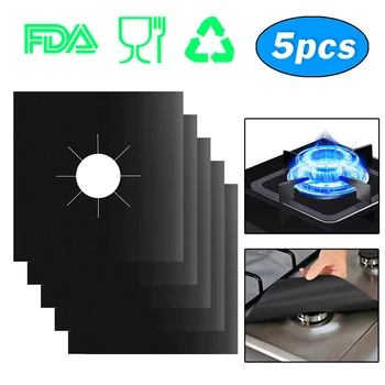 5Pcs/set Reusable Gas Stove Protector Non-Stick Glass Fiber Gas Stove Burner Cover Clean Pad For Kitchen Cookware
5Pcs/set Reusable Gas Stove Protector Non-Stick Glass Fiber Gas Stove Burner Cover Clean Pad For Kitchen Cookware