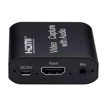 HDMI to USB 2.0 Audio Loop Out Graphics Capture Card Video Recording Box for Game Live Streaming Digital Video Recorder
HDMI to USB 2.0 Audio Loop Out Graphics Capture Card Video Recording Box for Game Live Streaming Digital Video Recorder