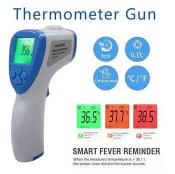 Digital Non-Contact forehead Thermometer IR Infrared Sensor Forehead Thermometer Body/Object Thermometer Temperature Measurement
Digital Non-Contact forehead Thermometer IR Infrared Sensor Forehead Thermometer Body/Object Thermometer Temperature Measurement