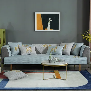 New Modern Simple Sofa Cover Nordic Four Seasons Universal Non-slip Sofa Covers for Living room Decoration Couch Towel Slipcover
New Modern Simple Sofa Cover Nordic Four Seasons Universal Non-slip Sofa Covers for Living room Decoration Couch Towel Slipcover