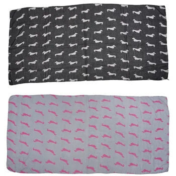 2pcs Sausage Dachshund Dog Animal Ladies Scarf Shawl Soft Feel 180 x90cm - Black & White
2pcs Sausage Dachshund Dog Animal Ladies Scarf Shawl Soft Feel 180 x90cm - Black & White