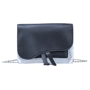 Transparent Jelly Small Bag Female 2020 Summer New Chain Bag Fashion Woman PU Shoulder Messenger Bag 
Transparent Jelly Small Bag Female 2020 Summer New Chain Bag Fashion Woman PU Shoulder Messenger Bag