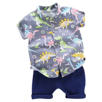 Summer Children Baby Boys Sets Casual Short Sleeve Dinosaur Print T-shirt Tops+Shorts Outfits Sets
Summer Children Baby Boys Sets Casual Short Sleeve Dinosaur Print T-shirt Tops+Shorts Outfits Sets