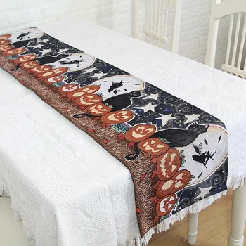 Creative Halloween Pumpkin Black Cat Decor Table Runner Tablecloth Non-slip Table Runner Party Event Dinner Xmas Ornaments LA883
Creative Halloween Pumpkin Black Cat Decor Table Runner Tablecloth Non-slip Table Runner Party Event Dinner Xmas Ornaments LA883
