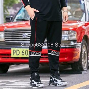 Men's Elastic Waist Leisure Leggings Plus Fat Plus Size Autumn Super Fat Brother Letter Elastic Force Wei Pants
Men's Elastic Waist Leisure Leggings Plus Fat Plus Size Autumn Super Fat Brother Letter Elastic Force Wei Pants