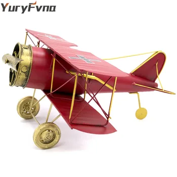 YuryFvna Metal Decorative Airplane Model Wrought Iron Aircraft Biplane Figurine for Photo Prop Office Desktop Decor Gift
YuryFvna Metal Decorative Airplane Model Wrought Iron Aircraft Biplane Figurine for Photo Prop Office Desktop Decor Gift
