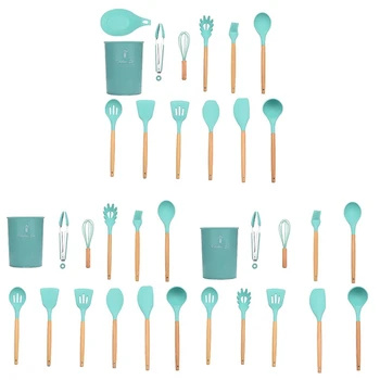 9/11/12pcs Cooking Tools Set Premium Silicone Kitchen Cooking Utensils Set with Storage Box Turner Tongs Spatula Soup Spoon
9/11/12pcs Cooking Tools Set Premium Silicone Kitchen Cooking Utensils Set with Storage Box Turner Tongs Spatula Soup Spoon
