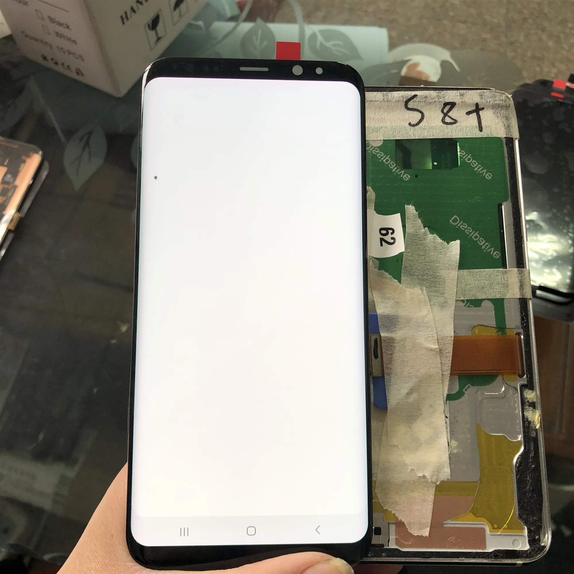 Original LCD For Samsung S8 plus G955 G955F G955FD G955F G955 touch screen components with dead pixels with frame
Original LCD For Samsung S8 plus G955 G955F G955FD G955F G955 touch screen components with dead pixels with frame