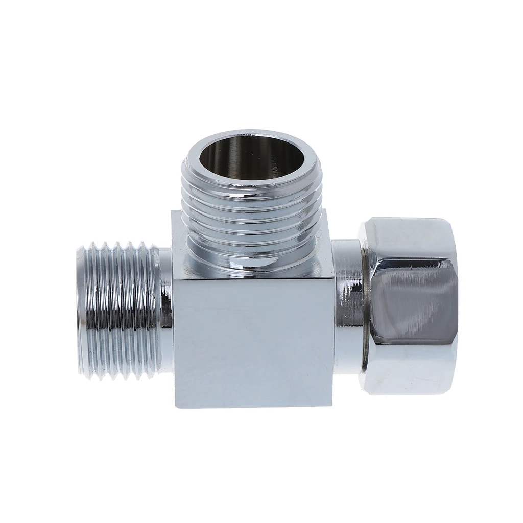 G1/2" Brass Chrome 3 Way T-adapter Diverter Valve Hose Fitting T Shape Adapter for Bathroom Hardware Accessory
G1/2" Brass Chrome 3 Way T-adapter Diverter Valve Hose Fitting T Shape Adapter for Bathroom Hardware Accessory