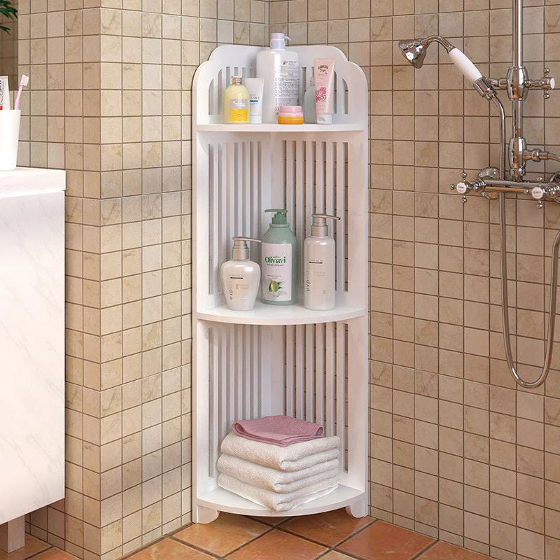 Bathroom Storage Shelf Floor Triangular zhi di shi Bathroom Toilet Tripod Washbasin Bathroom Storage Rack
Bathroom Storage Shelf Floor Triangular zhi di shi Bathroom Toilet Tripod Washbasin Bathroom Storage Rack