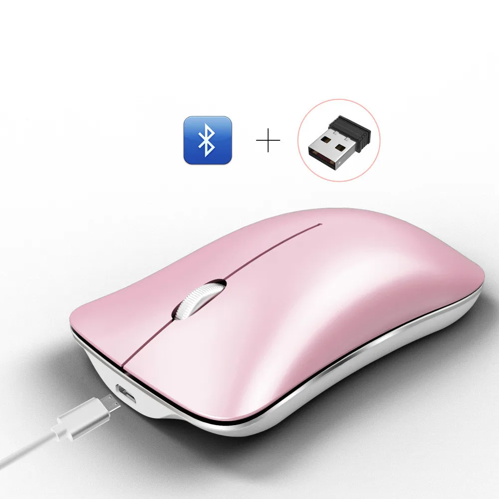 Pink mouse rechargeable silent bluetooth mouse dual-mode bluetooth 2.4G wireless mouse suitable for office games
Pink mouse rechargeable silent bluetooth mouse dual-mode bluetooth 2.4G wireless mouse suitable for office games