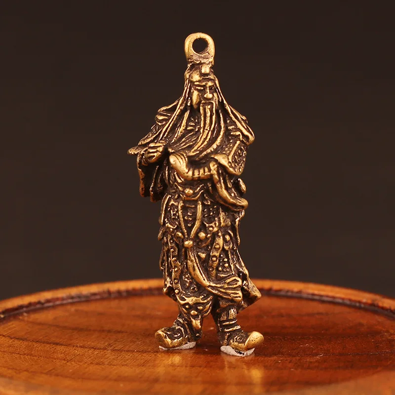 Chinese Handmade Trandition Creative Pure Copper Guan Gong Wu God Of Wealth Lucky Figure Statue Home Desk Decoration
Chinese Handmade Trandition Creative Pure Copper Guan Gong Wu God Of Wealth Lucky Figure Statue Home Desk Decoration