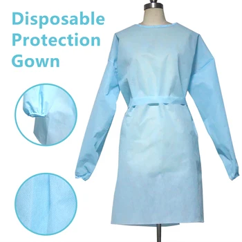 Universal Unisex Disposable Protective Suit Isolation Gown Elastic Coveralls PPE Work Wear Safety Protection Suit 
Universal Unisex Disposable Protective Suit Isolation Gown Elastic Coveralls PPE Work Wear Safety Protection Suit