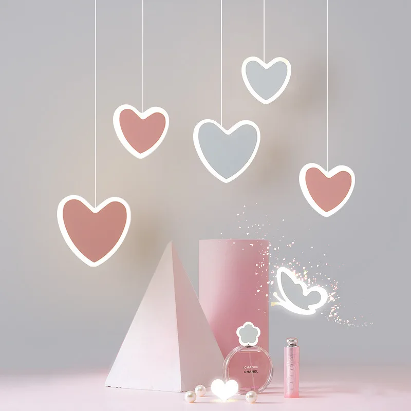 Modern LED Acrylic Flowers Design Pendant Lamp White Pink Heart Decorative Hanging Pendant Light Butterfly Children Room Lamp
Modern LED Acrylic Flowers Design Pendant Lamp White Pink Heart Decorative Hanging Pendant Light Butterfly Children Room Lamp