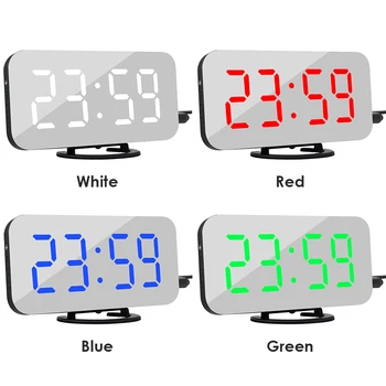 Digital Alarm Clock LED Mirror Electronic Clocks Multifunction Large LCD Display Digital Table Clock with Temperature Calendar
Digital Alarm Clock LED Mirror Electronic Clocks Multifunction Large LCD Display Digital Table Clock with Temperature Calendar