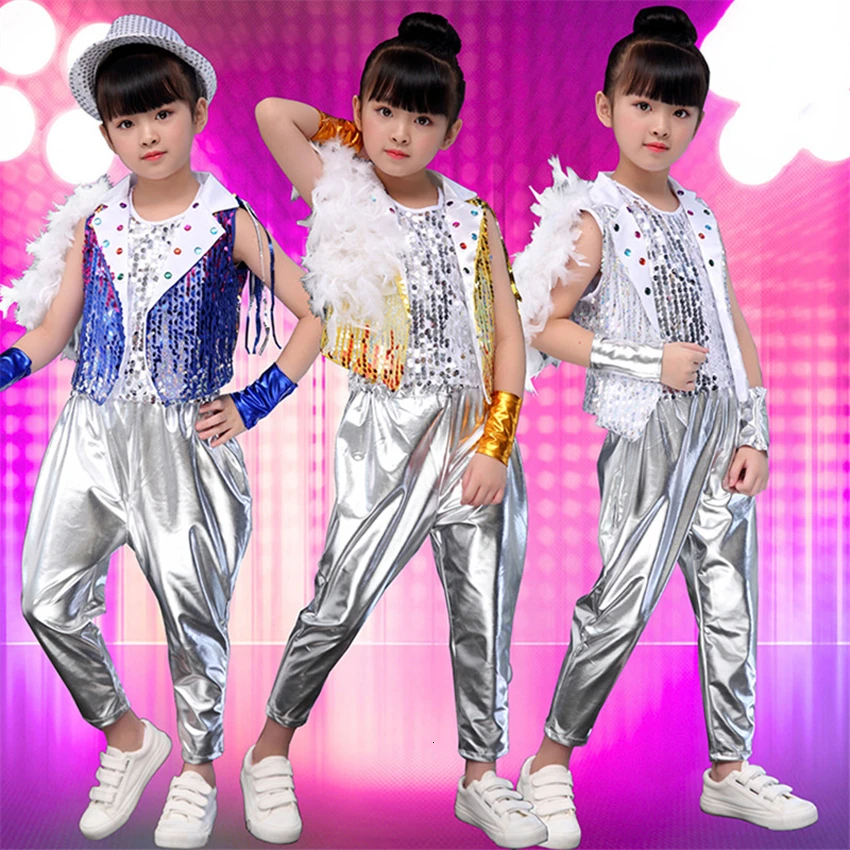 Boys Sequined Ballroom Children Jazz Hip Hop Dance Costumes Kids Performance Dance Clothing Girl Dancing Stage Wear Outfits
Boys Sequined Ballroom Children Jazz Hip Hop Dance Costumes Kids Performance Dance Clothing Girl Dancing Stage Wear Outfits
