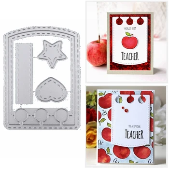 Hollow Frame Element Heart Star Shape Metal Cutting Dies For DIY Crafts Paper Cards Scrapbooking Embossing Making 2019 New 
Hollow Frame Element Heart Star Shape Metal Cutting Dies For DIY Crafts Paper Cards Scrapbooking Embossing Making 2019 New