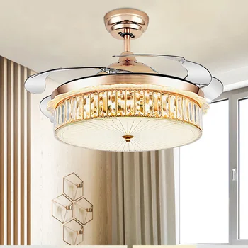 42" Led Invisible Ceiling Fans with Light Decorative Retractable Blade Modern Folding Fan Lamp Remote Control Hanging Lights Hom
42" Led Invisible Ceiling Fans with Light Decorative Retractable Blade Modern Folding Fan Lamp Remote Control Hanging Lights Hom