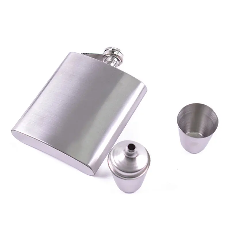 Generic Metal Flagon Alcohol Flask Hip Hip Custom Gift Pot Stainless