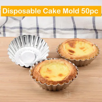 50 PCS Egg Tart Aluminum Cupcake Cake Cookie Lined Mold Mould Tin Baking Tool Kitchen dessert tool Baking Tools Hot #25
50 PCS Egg Tart Aluminum Cupcake Cake Cookie Lined Mold Mould Tin Baking Tool Kitchen dessert tool Baking Tools Hot #25