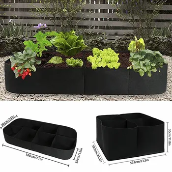 Fabric Raised Garden Bed Gallons Round Planting Container Grow Bags Breathable Felt Fabric Planter Pot for Plants Nursery Pot
Fabric Raised Garden Bed Gallons Round Planting Container Grow Bags Breathable Felt Fabric Planter Pot for Plants Nursery Pot